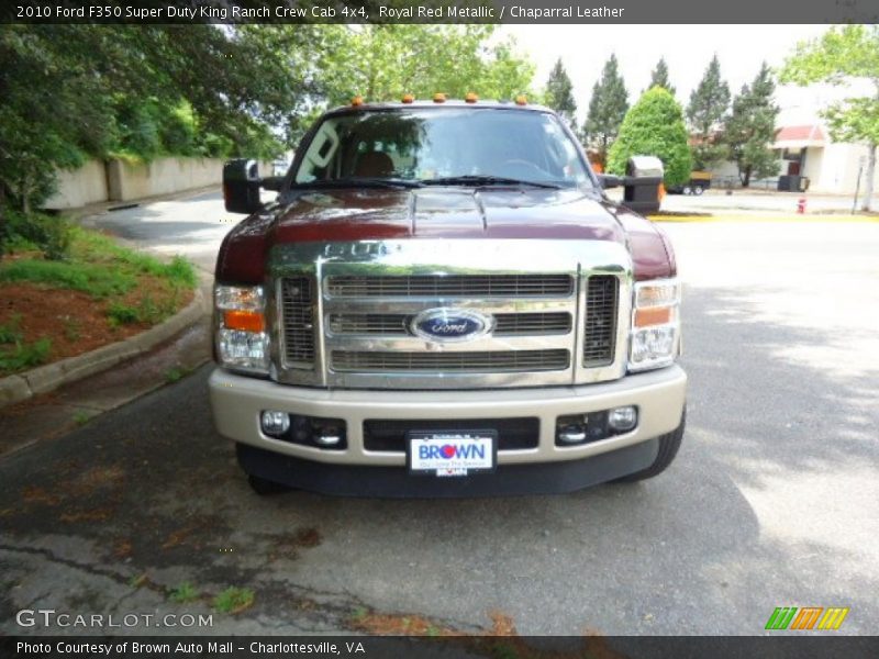 Royal Red Metallic / Chaparral Leather 2010 Ford F350 Super Duty King Ranch Crew Cab 4x4