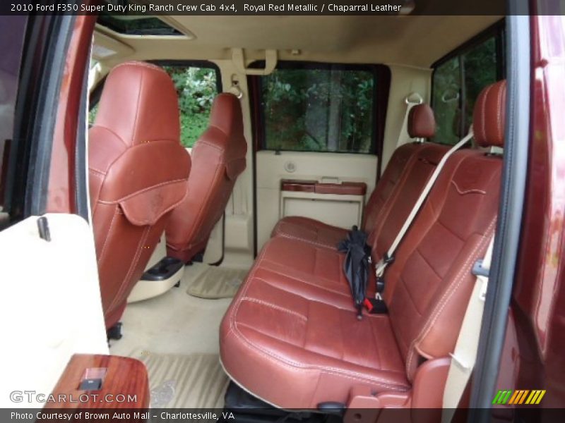 Royal Red Metallic / Chaparral Leather 2010 Ford F350 Super Duty King Ranch Crew Cab 4x4