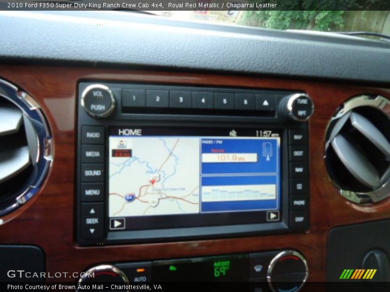 Royal Red Metallic / Chaparral Leather 2010 Ford F350 Super Duty King Ranch Crew Cab 4x4