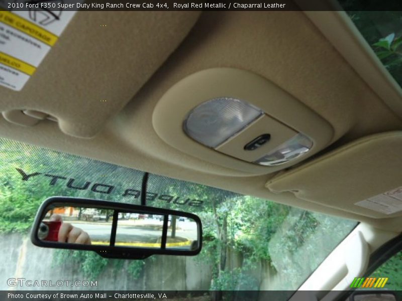 Royal Red Metallic / Chaparral Leather 2010 Ford F350 Super Duty King Ranch Crew Cab 4x4