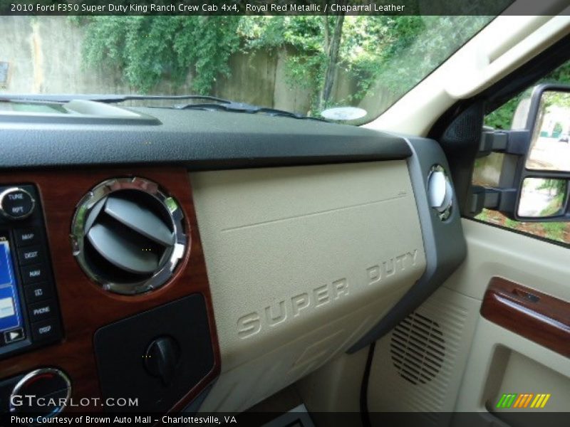 Royal Red Metallic / Chaparral Leather 2010 Ford F350 Super Duty King Ranch Crew Cab 4x4