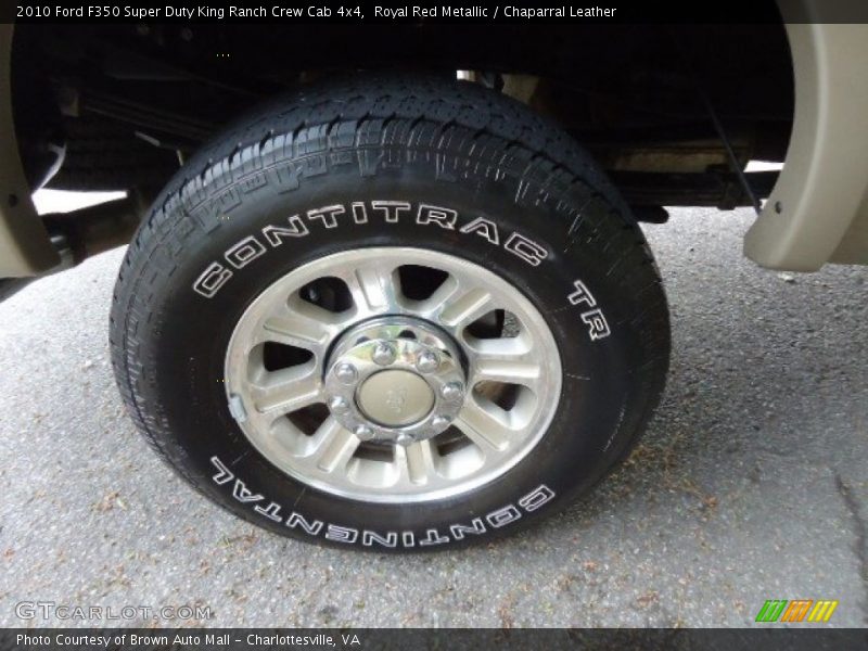Royal Red Metallic / Chaparral Leather 2010 Ford F350 Super Duty King Ranch Crew Cab 4x4