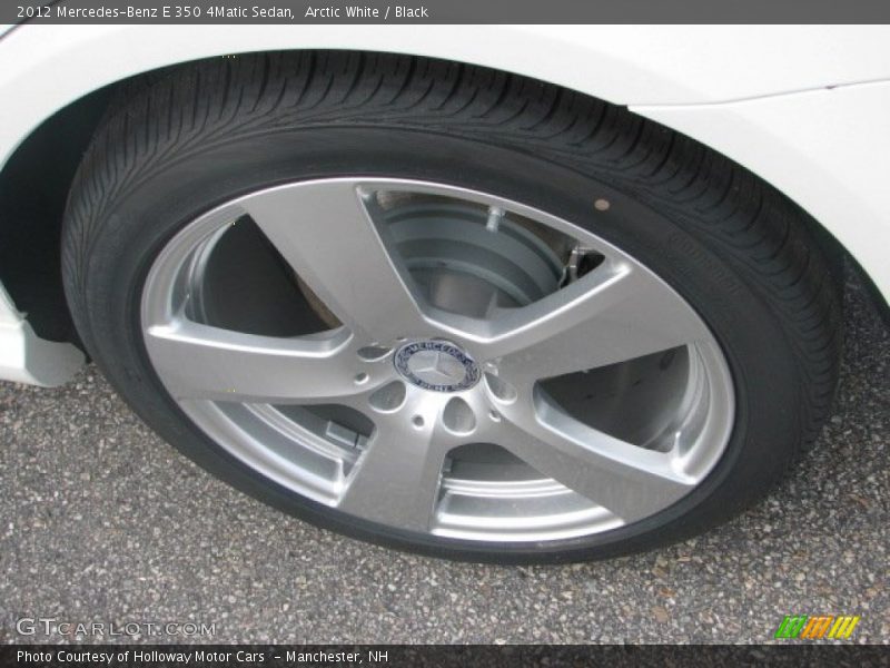 Arctic White / Black 2012 Mercedes-Benz E 350 4Matic Sedan