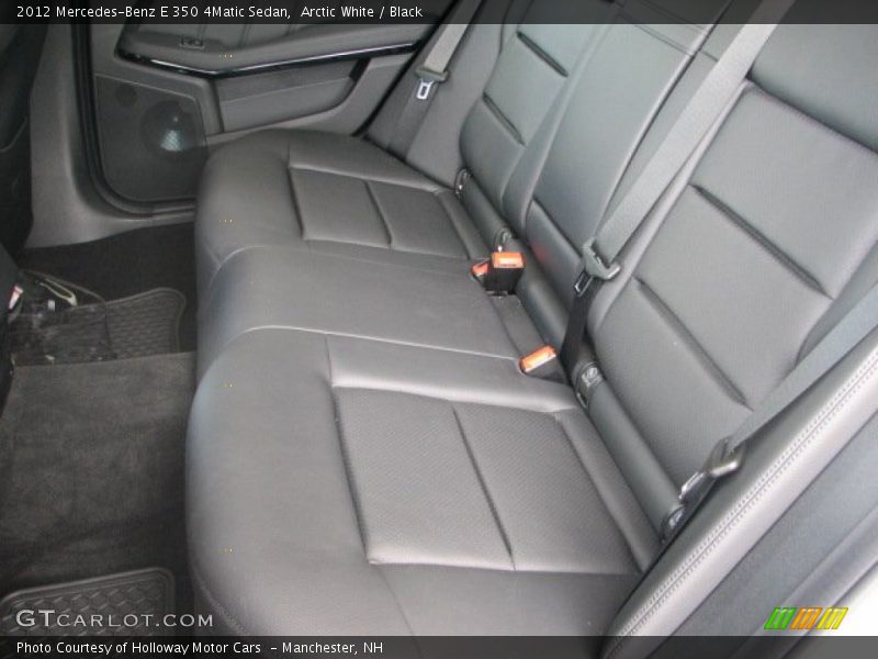 Arctic White / Black 2012 Mercedes-Benz E 350 4Matic Sedan