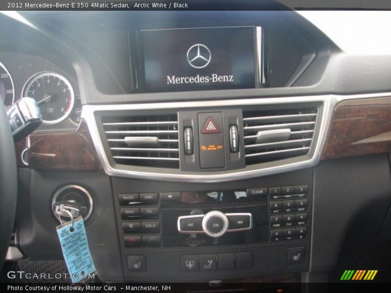 Arctic White / Black 2012 Mercedes-Benz E 350 4Matic Sedan