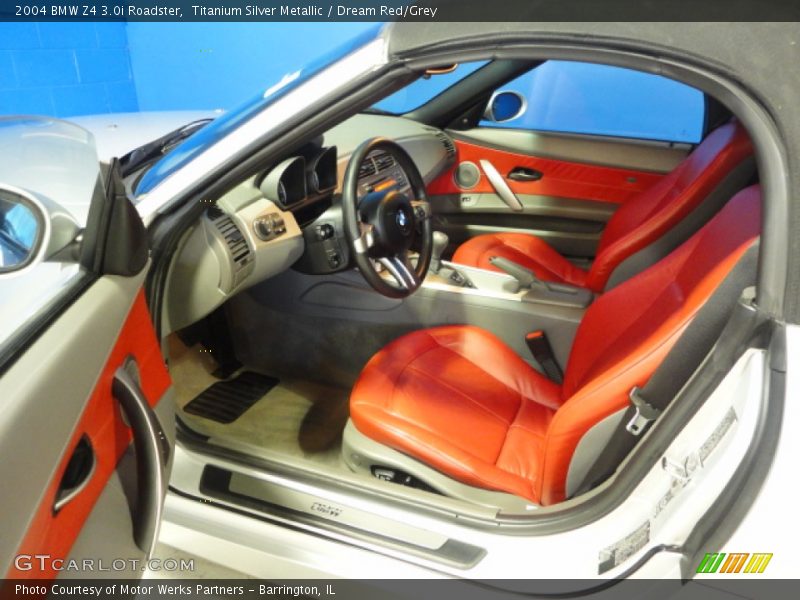  2004 Z4 3.0i Roadster Dream Red/Grey Interior