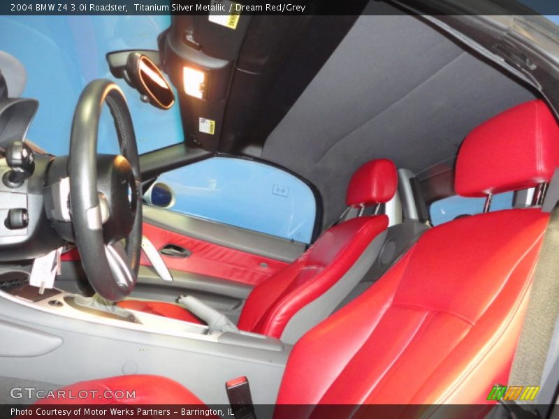  2004 Z4 3.0i Roadster Dream Red/Grey Interior