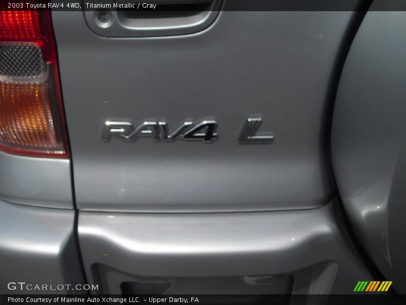 Titanium Metallic / Gray 2003 Toyota RAV4 4WD