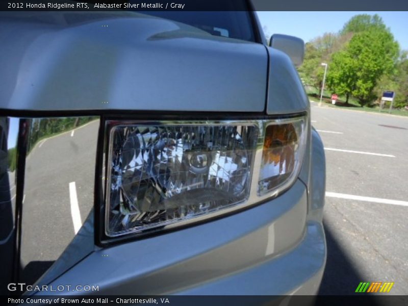 Alabaster Silver Metallic / Gray 2012 Honda Ridgeline RTS