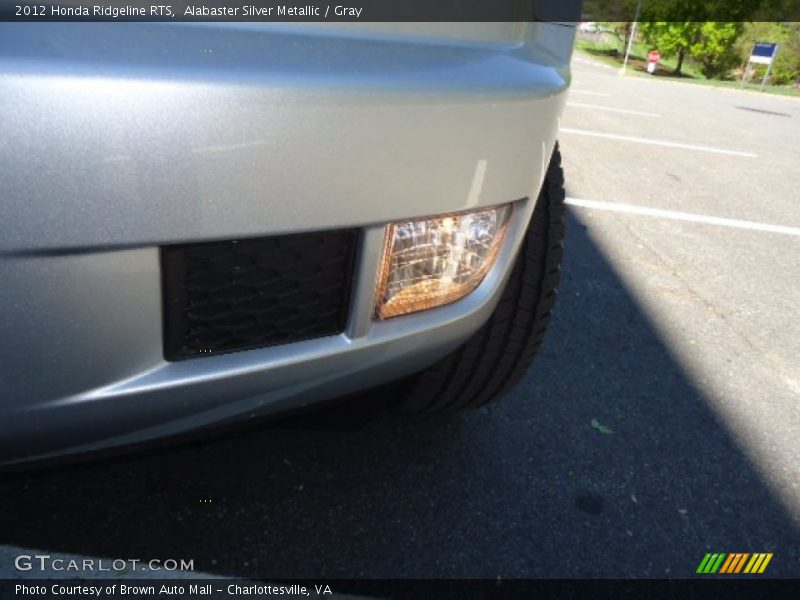 Alabaster Silver Metallic / Gray 2012 Honda Ridgeline RTS