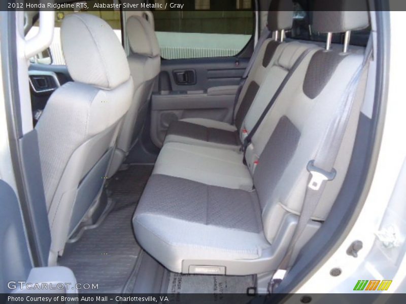  2012 Ridgeline RTS Gray Interior