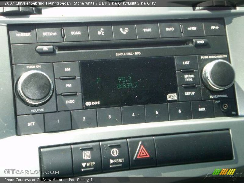 Stone White / Dark Slate Gray/Light Slate Gray 2007 Chrysler Sebring Touring Sedan