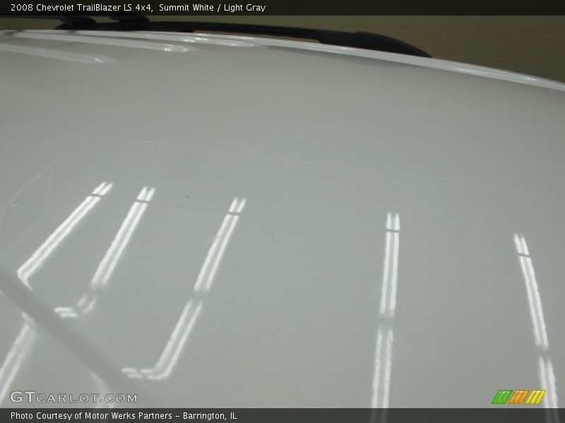 Summit White / Light Gray 2008 Chevrolet TrailBlazer LS 4x4