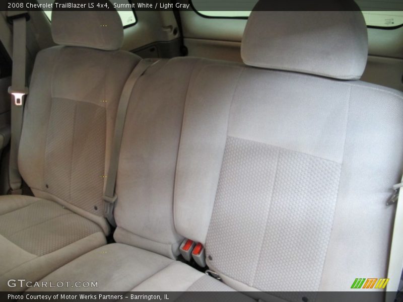 Summit White / Light Gray 2008 Chevrolet TrailBlazer LS 4x4