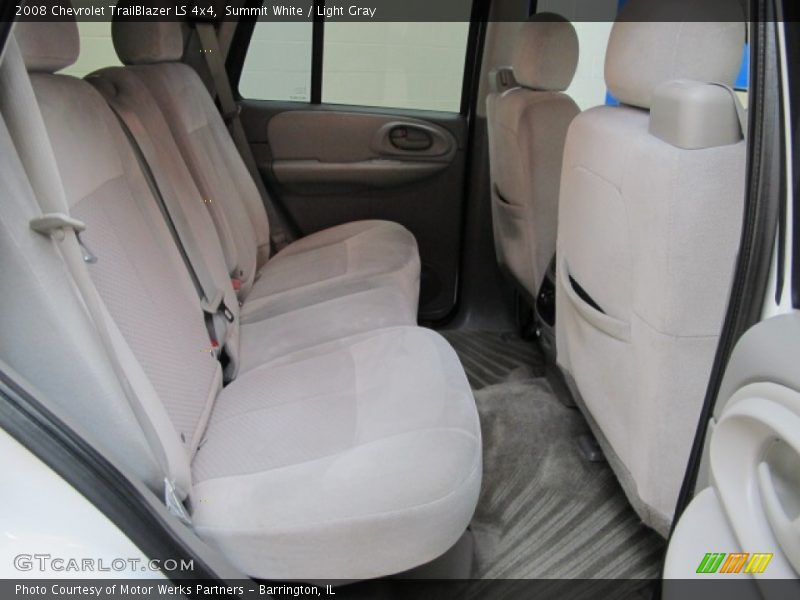 Summit White / Light Gray 2008 Chevrolet TrailBlazer LS 4x4