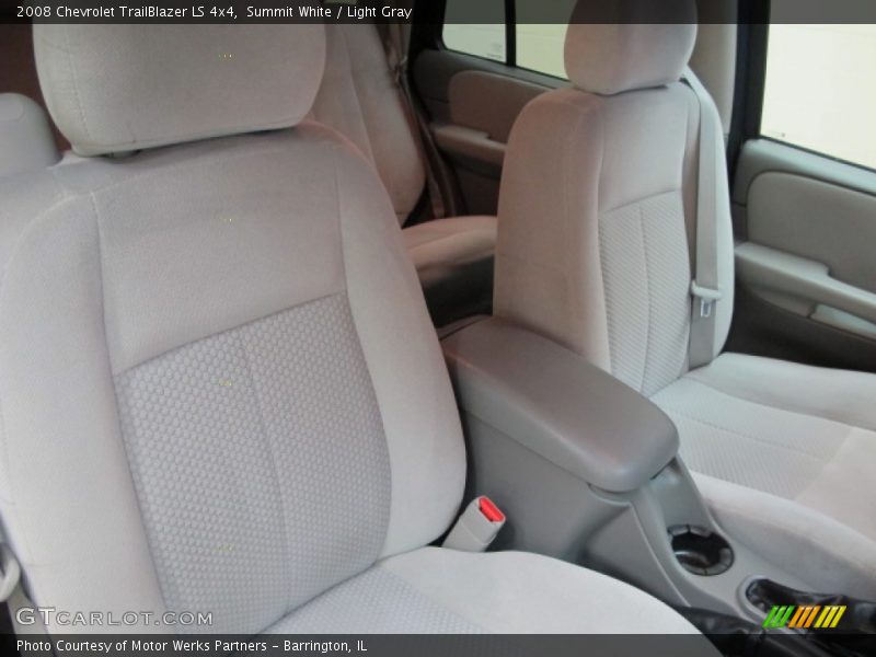 Summit White / Light Gray 2008 Chevrolet TrailBlazer LS 4x4