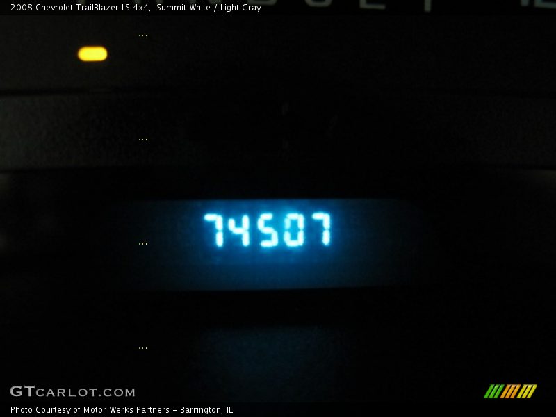 Summit White / Light Gray 2008 Chevrolet TrailBlazer LS 4x4