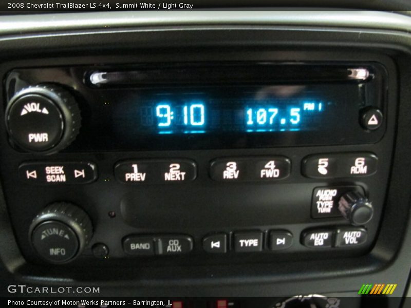 Summit White / Light Gray 2008 Chevrolet TrailBlazer LS 4x4