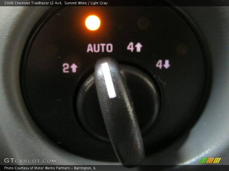 Summit White / Light Gray 2008 Chevrolet TrailBlazer LS 4x4