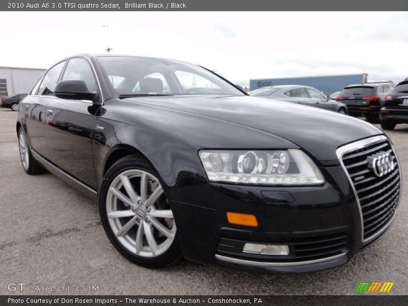 Front 3/4 View of 2010 A6 3.0 TFSI quattro Sedan