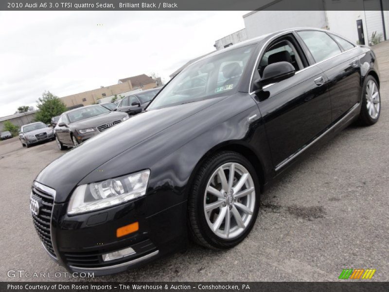 Brilliant Black / Black 2010 Audi A6 3.0 TFSI quattro Sedan