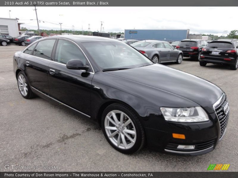 Brilliant Black / Black 2010 Audi A6 3.0 TFSI quattro Sedan