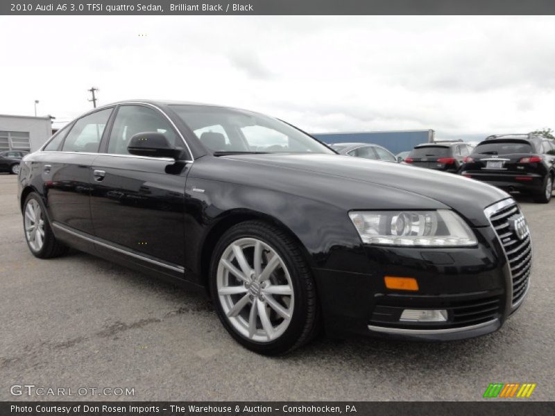 Brilliant Black / Black 2010 Audi A6 3.0 TFSI quattro Sedan