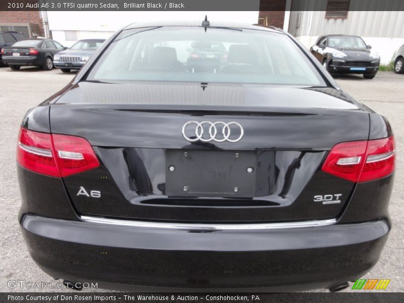 Brilliant Black / Black 2010 Audi A6 3.0 TFSI quattro Sedan