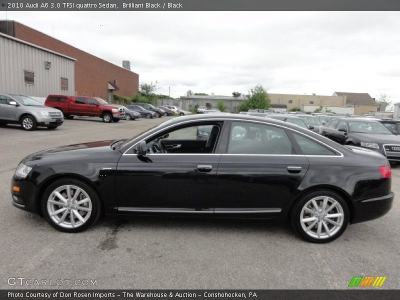 Brilliant Black / Black 2010 Audi A6 3.0 TFSI quattro Sedan