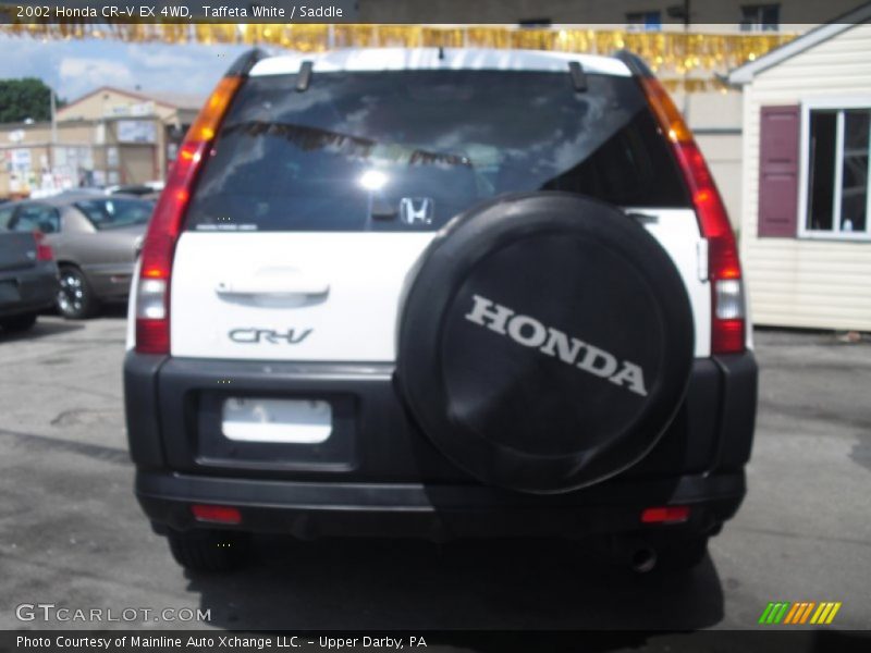 Taffeta White / Saddle 2002 Honda CR-V EX 4WD
