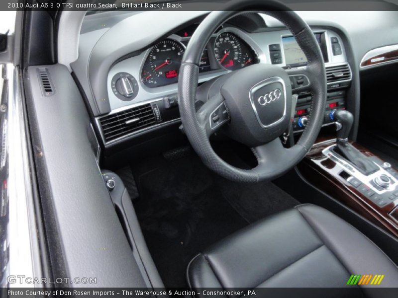 Brilliant Black / Black 2010 Audi A6 3.0 TFSI quattro Sedan