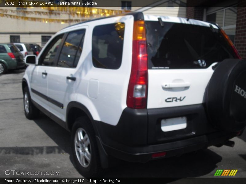 Taffeta White / Saddle 2002 Honda CR-V EX 4WD