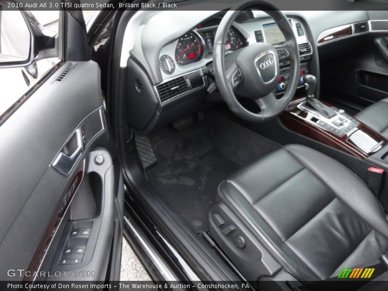  2010 A6 3.0 TFSI quattro Sedan Black Interior