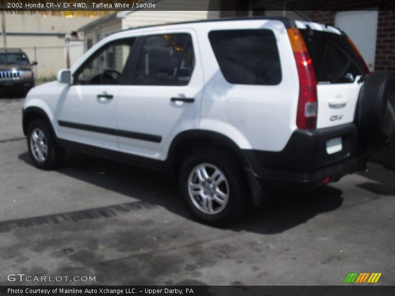 Taffeta White / Saddle 2002 Honda CR-V EX 4WD