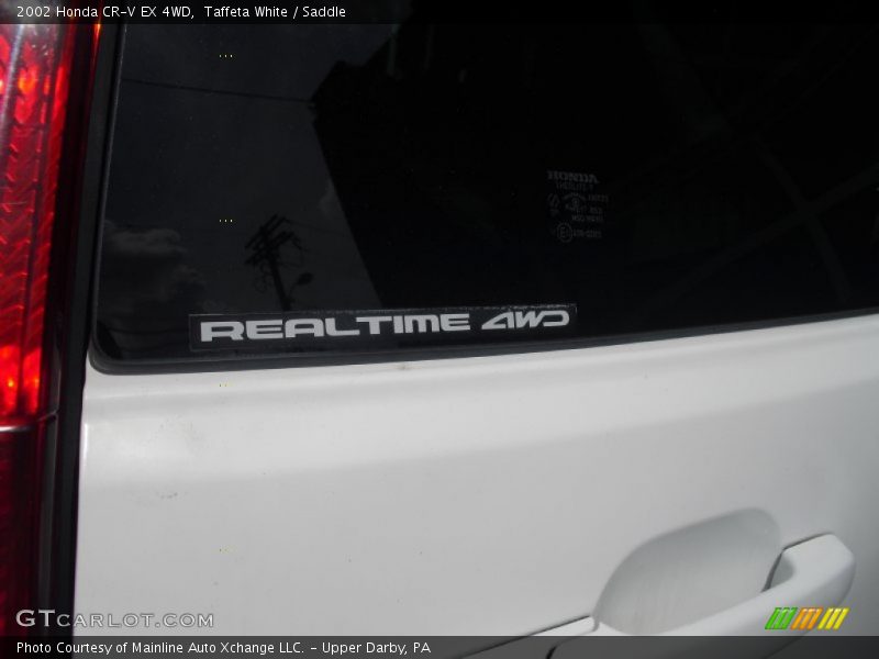 Taffeta White / Saddle 2002 Honda CR-V EX 4WD