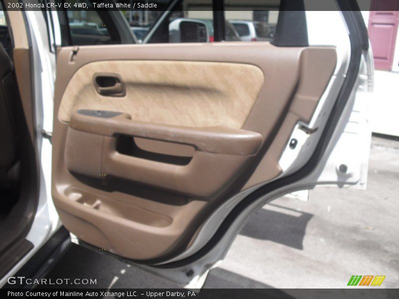 Taffeta White / Saddle 2002 Honda CR-V EX 4WD