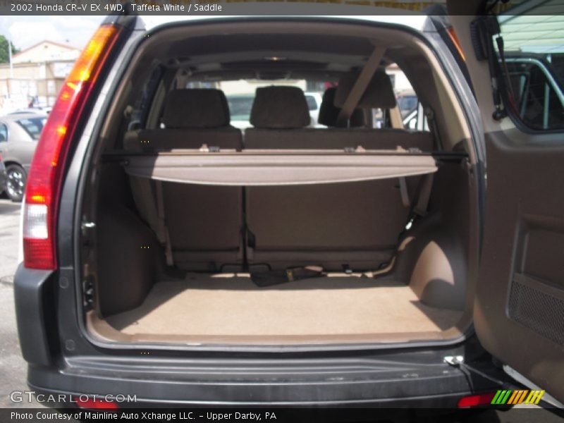 Taffeta White / Saddle 2002 Honda CR-V EX 4WD
