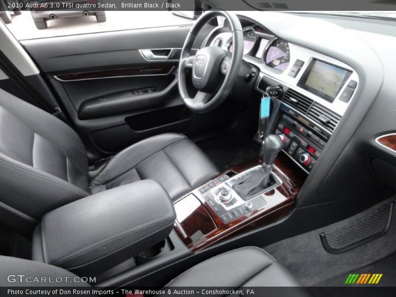 Brilliant Black / Black 2010 Audi A6 3.0 TFSI quattro Sedan