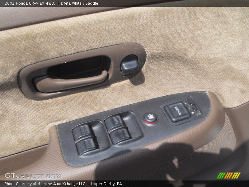 Taffeta White / Saddle 2002 Honda CR-V EX 4WD