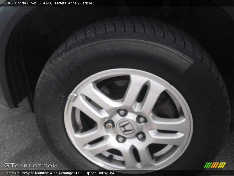 Taffeta White / Saddle 2002 Honda CR-V EX 4WD
