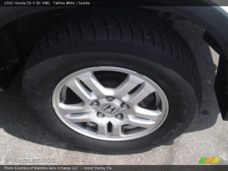 Taffeta White / Saddle 2002 Honda CR-V EX 4WD