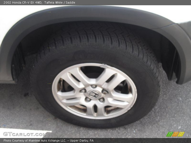Taffeta White / Saddle 2002 Honda CR-V EX 4WD