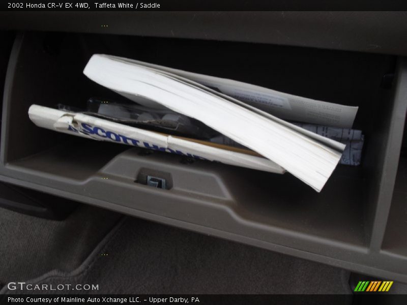Taffeta White / Saddle 2002 Honda CR-V EX 4WD