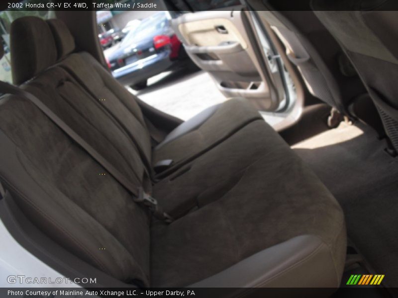 Taffeta White / Saddle 2002 Honda CR-V EX 4WD