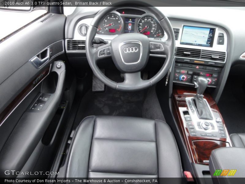 Brilliant Black / Black 2010 Audi A6 3.0 TFSI quattro Sedan