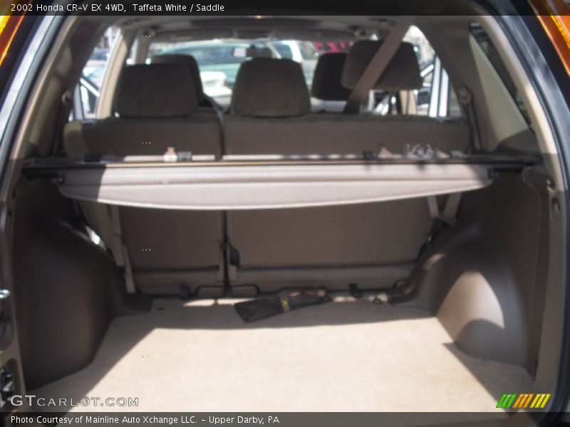 Taffeta White / Saddle 2002 Honda CR-V EX 4WD