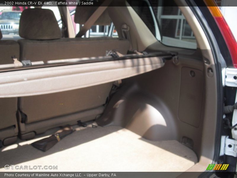 Taffeta White / Saddle 2002 Honda CR-V EX 4WD