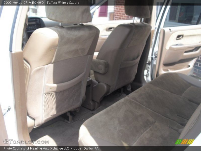 Taffeta White / Saddle 2002 Honda CR-V EX 4WD