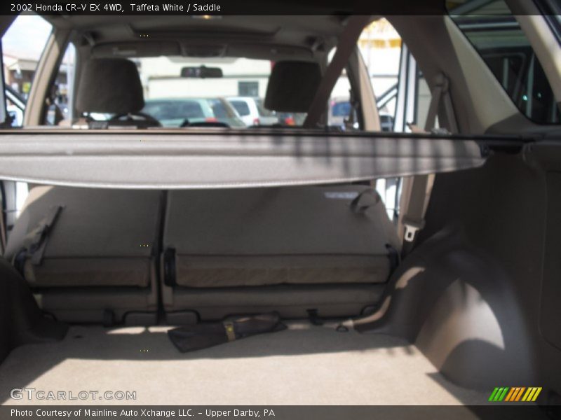 Taffeta White / Saddle 2002 Honda CR-V EX 4WD