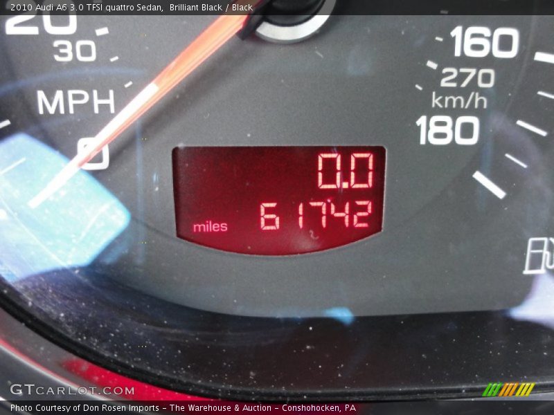 Brilliant Black / Black 2010 Audi A6 3.0 TFSI quattro Sedan